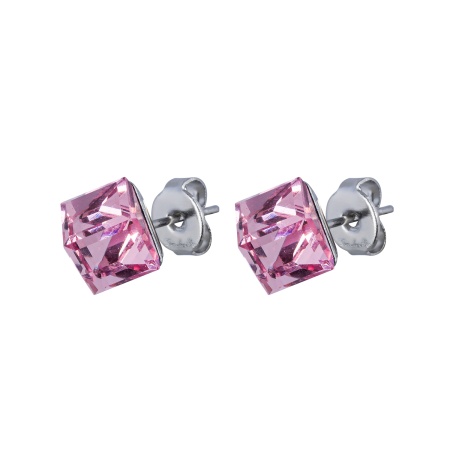 Пусеты Fiore Luna,  Pink, SWE2127/2 P S
